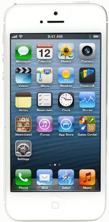 Смартфон Apple iPhone 5 64Gb White & Silver - Шебекино