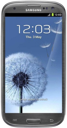 Смартфон Samsung Galaxy S3 GT-I9300 16Gb Titanium grey - Шебекино